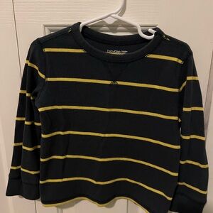 GAP Kids Black and Yellow Striped Shirt